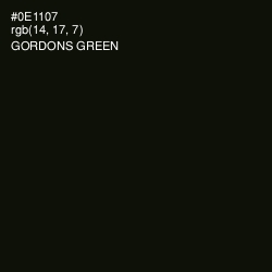 #0E1107 - Gordons Green Color Image